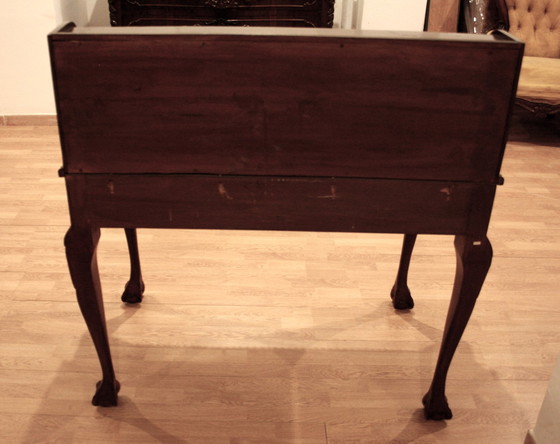 Image 1 of Chippendale bureautafel of secretaire, 1950