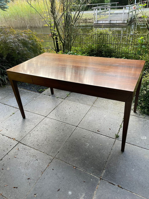 Teakhouten Bureau Severin Hansen Voor Haslev, Denemarken ´50