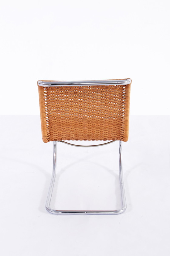 Image 1 of Thonet Iconische Ludwig Mies Van Der Rohe Mr 533 Zwevende Stoel - Perfecte Staat