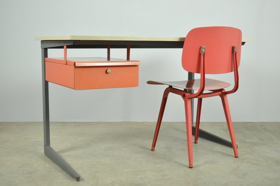 Image 1 of Ahrend de Cirkel / Vintage Industrial Result Desk, 1950S Netherlands