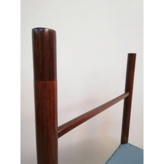 Image 1 of Set van 4 mid-century Deense eetkamerstoelen in mahonie en palissander, 1960-1970
