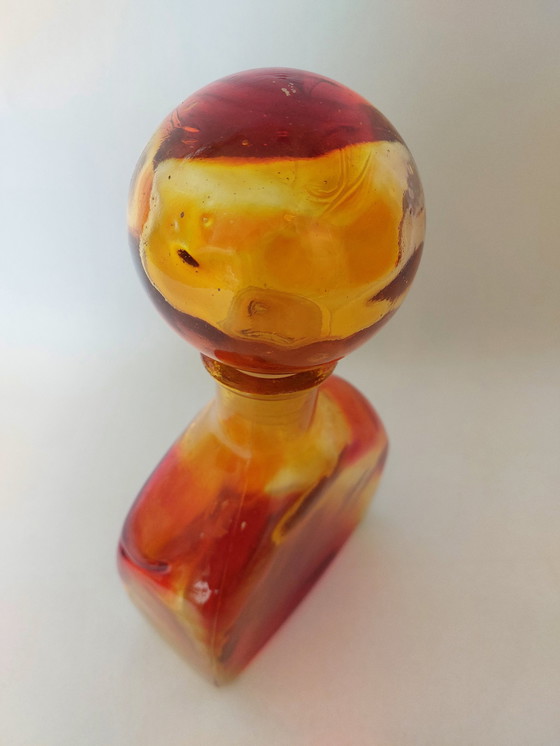 Image 1 of Empoli glass karaf,  Italy 1970