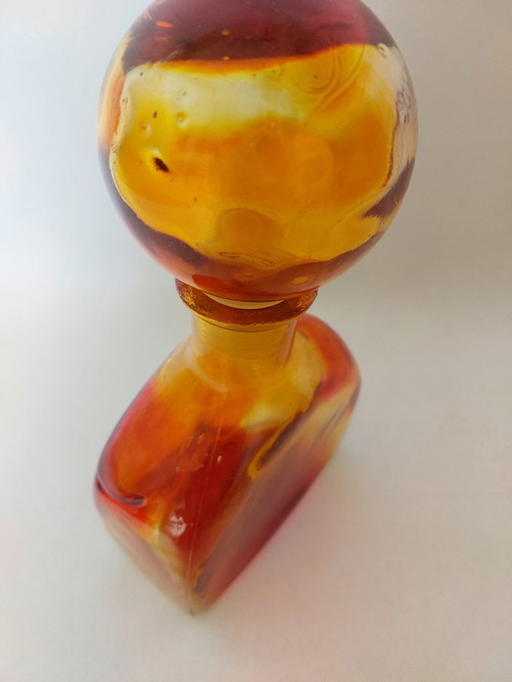 Image 1 of Empoli glass karaf,  Italy 1970