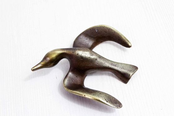 Image 1 of Modernistische Bronzen Vogel 1960