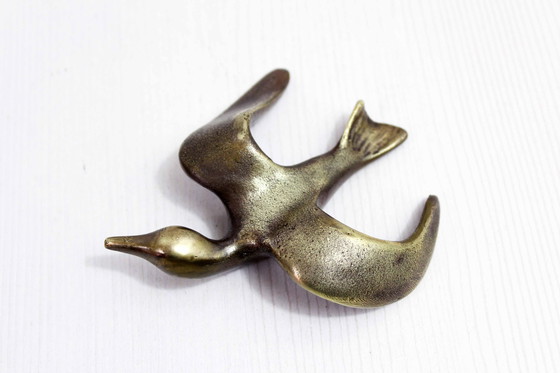 Image 1 of Modernistische Bronzen Vogel 1960