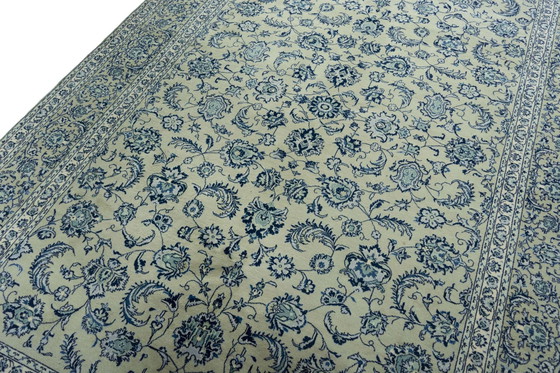 Image 1 of Handgeknoopt Kashan Kurk Oosters Tapijt - 328 X 223 Cm