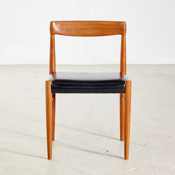 Image 1 of Set van 4 vintage eetkamerstoelen van Henry Walter Klein voor Bramin, Denemarken 1960