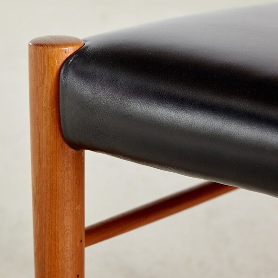 Image 1 of Set van 4 vintage eetkamerstoelen van Henry Walter Klein voor Bramin, Denemarken 1960