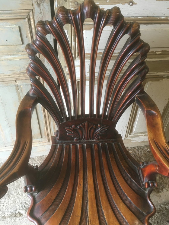 Image 1 of Vintage barokke fauteuil