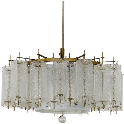 Mid century kroonluchter van Kamenicky Senov, 1960