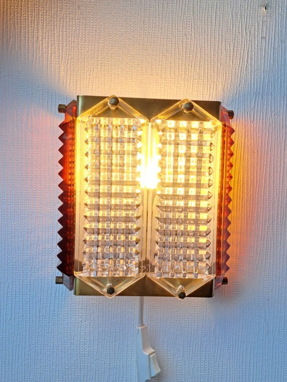 Image 1 of Wiktor Berndt Voor Flygsfors Zweden Wandlamp