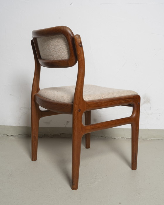 Image 1 of 4x Eetkamerstoelen Johannes Andersen voor Uldum jaren 60