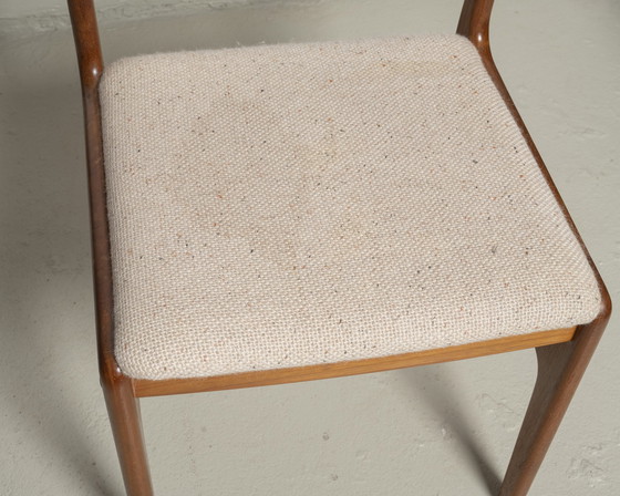 Image 1 of 4x Eetkamerstoelen Johannes Andersen voor Uldum jaren 60