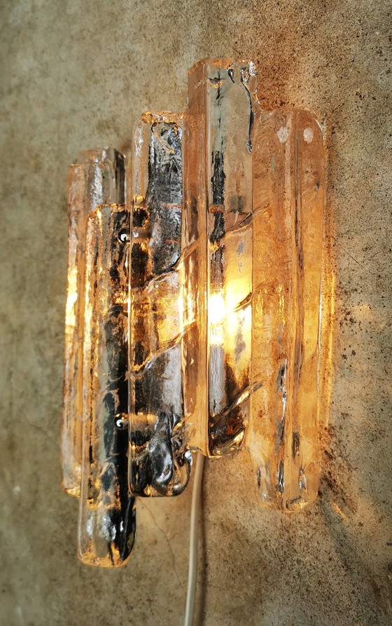 Image 1 of Sconce Fischer Leuchten Ijsglas