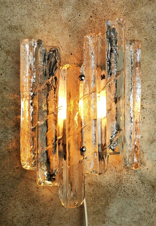 Sconce Fischer Leuchten Ijsglas