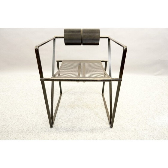 Image 1 of Vintage metalen bijzetstoel van Mario Botta voor Alias, Zwitserland 1989