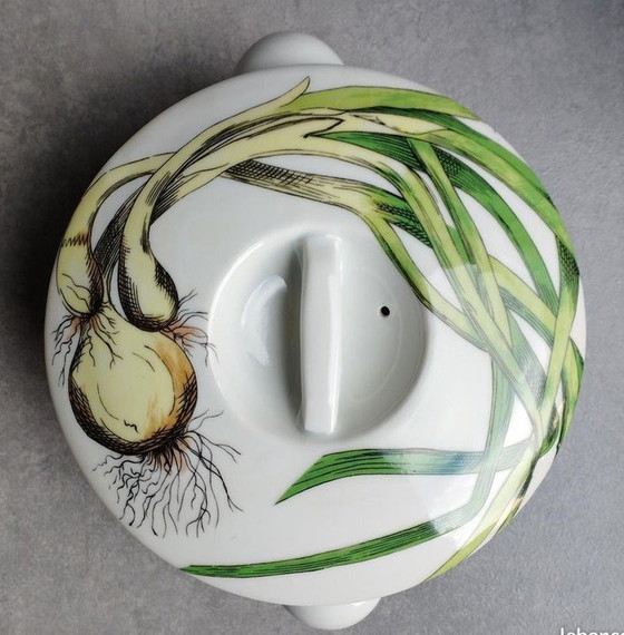 Image 1 of Porcelaine De Paris - Plat De Forme - Vintage Servies