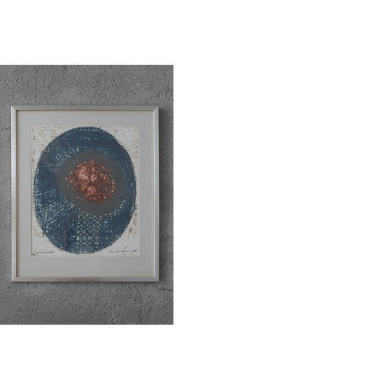 Image 1 of Vintage schilderkarton van Thormod Larsen, 1964