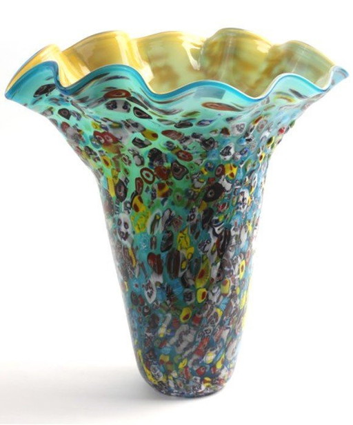 Millefleur Vaas In Murano Stijl