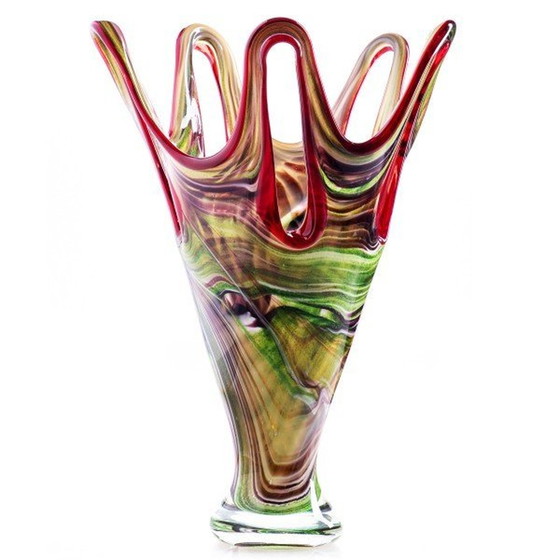 Image 1 of Millefleur Vaas In Murano Stijl