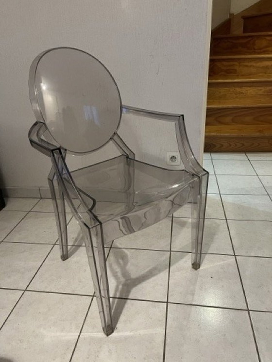 Image 1 of 4x Ghost fauteuils van Starck voor Kartell