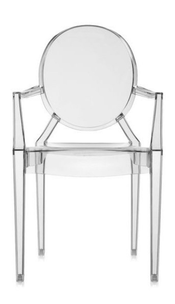 Image 1 of 4x Ghost fauteuils van Starck voor Kartell