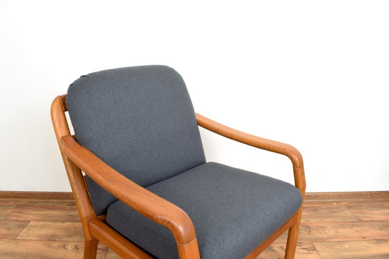 Image 1 of Mid Century Deense Teakhouten fauteuil van Dyrlund, 1970S.