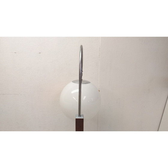 Image 1 of Vintage houten Halabala vloerlamp, Tsjecho-Slowakije 1930