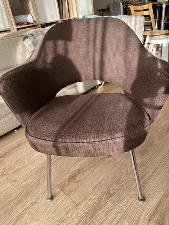 Image 1 of 2x Knoll model 71 armchair - opknapper