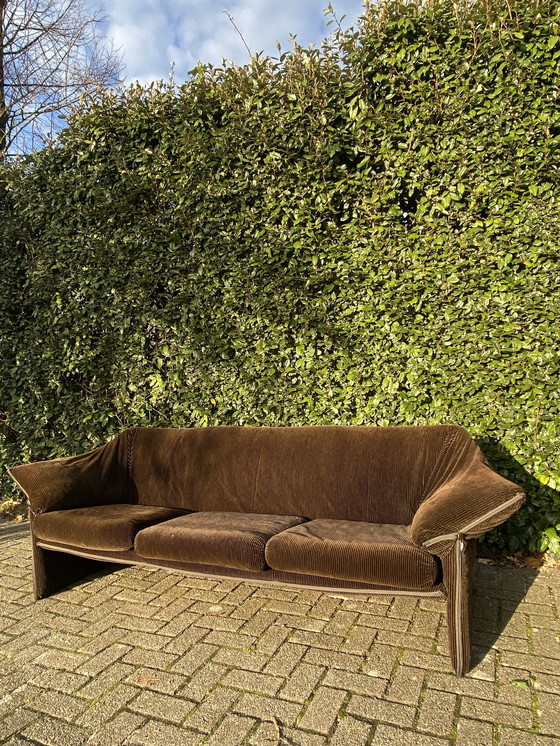 Image 1 of Vintage Le Stelle B&B Italia 3-Zits Sofa Bruin