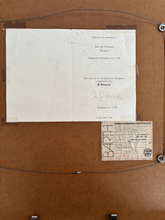 Image 1 of Jan Van Diemen ‘Hockey’