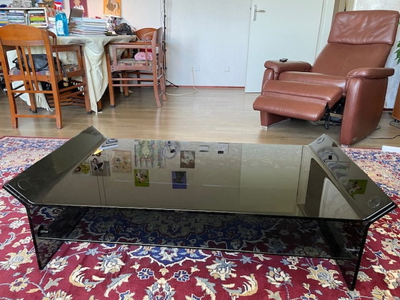 Image 1 of Moderne glazen tafel