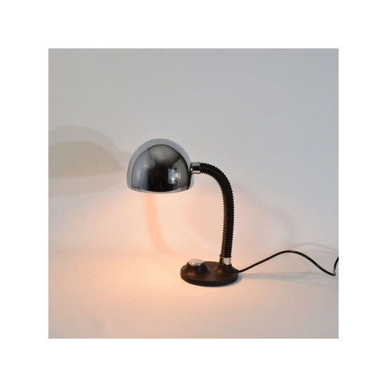 Image 1 of Vintage zwarte lamp van Hillebrand, 1970