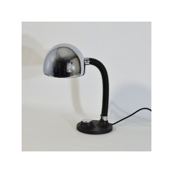 Image 1 of Vintage zwarte lamp van Hillebrand, 1970