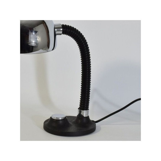 Image 1 of Vintage zwarte lamp van Hillebrand, 1970