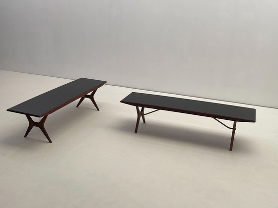 Image 1 of Jo Carlsson Zweeds Modern Teakhouten Salontafel, 1960.