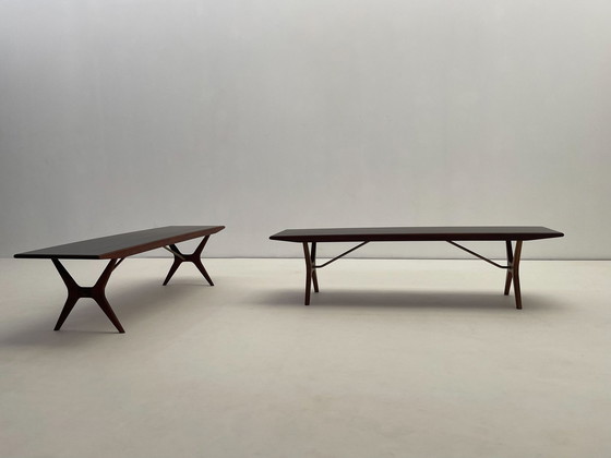 Image 1 of Jo Carlsson Zweeds Modern Teakhouten Salontafel, 1960.