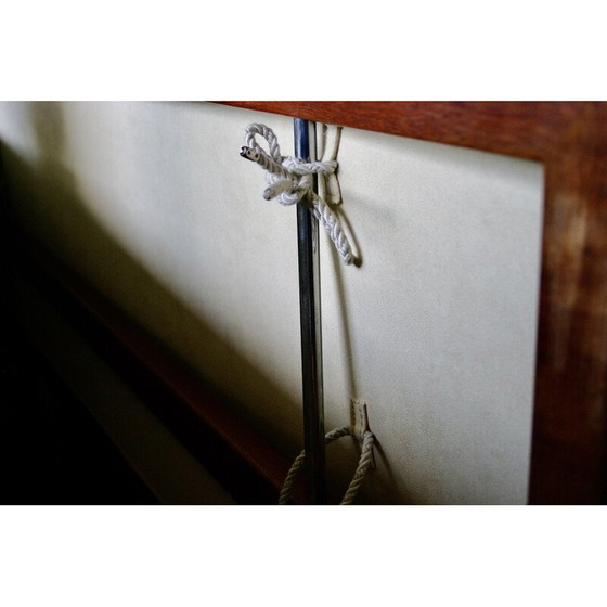 Image 1 of Vintage Minerva daybed in massief teakhout en alcantara van Peter Hvidt voor John Stuart, 1950