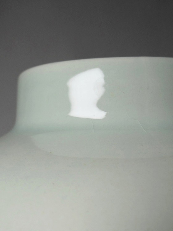 Image 1 of Grote celadon geglazuurde Chinese vaas, vintage/antiek