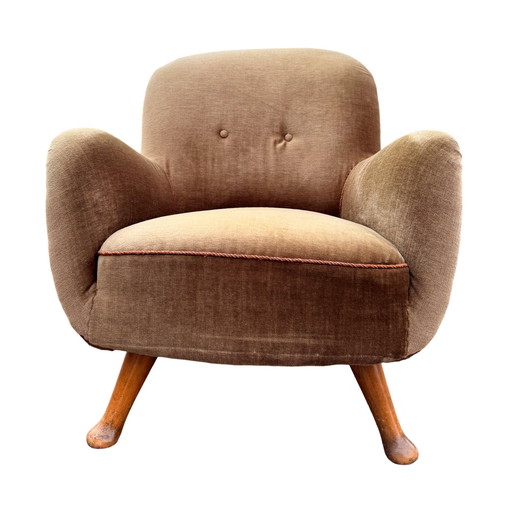 Loungestoel van Berga Möbler, Denemarken, 1940S