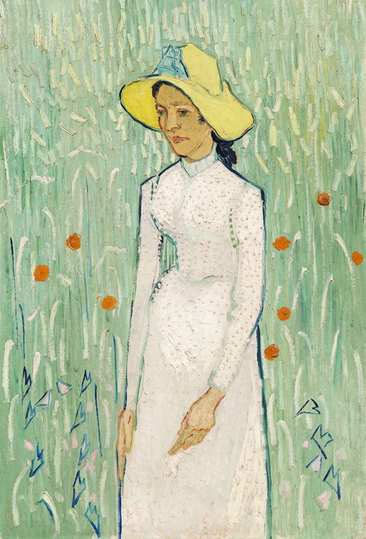 Vincent van Gogh ---Girl in White