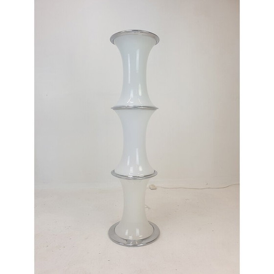 Image 1 of Vintage bamboe vloerlamp van Enrico Tronconi voor Vistosi, 1970