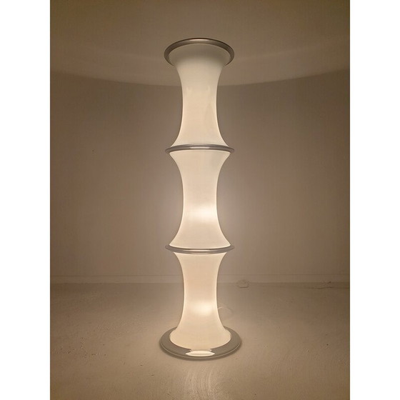 Image 1 of Vintage bamboe vloerlamp van Enrico Tronconi voor Vistosi, 1970