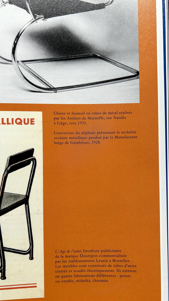 Image 1 of 4x Bauhaus Stoelen Ateliers De Marneffe