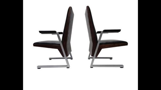 Image 1 of Twee Fauteuils Van Het Architectenduo J.J.M. Vegter En T.T. Deurvorst