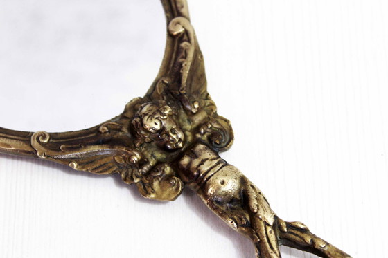 Image 1 of Bronzen handspiegel