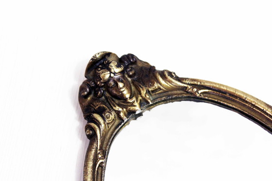 Image 1 of Bronzen handspiegel