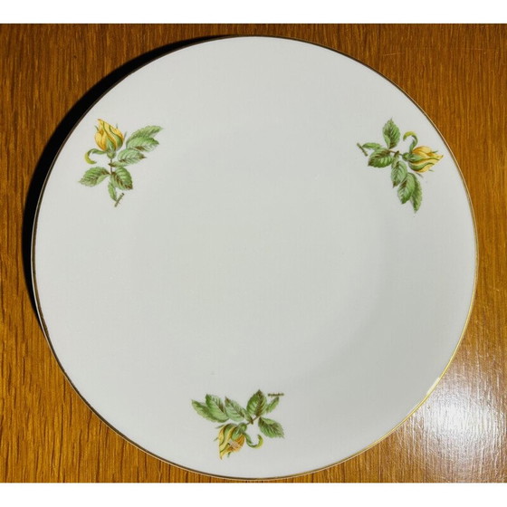 Lot van 10 vintage borden door Théodore Haviland voor La Porcelaine de Paris, Frankrijk 1960 (photo 6 of 10)