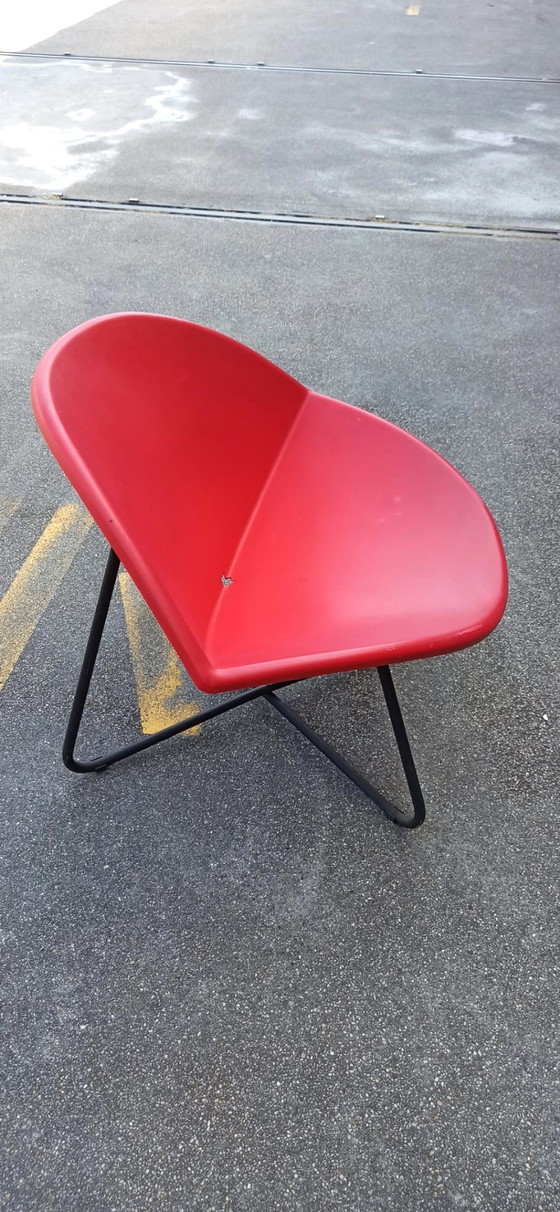 Image 1 of Niels Gammelgaard LIPS stoel, vintage IKEA