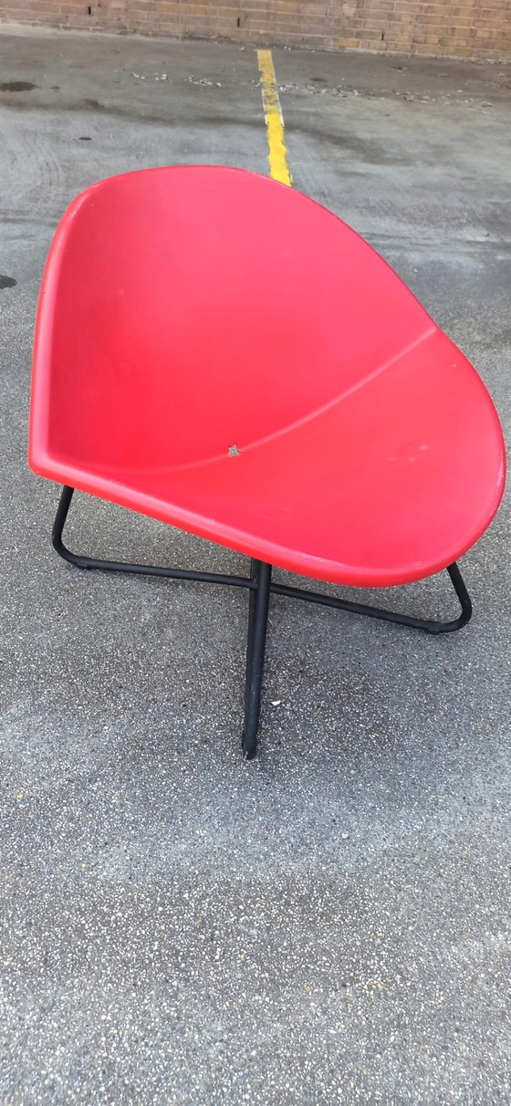 Image 1 of Niels Gammelgaard LIPS stoel, vintage IKEA